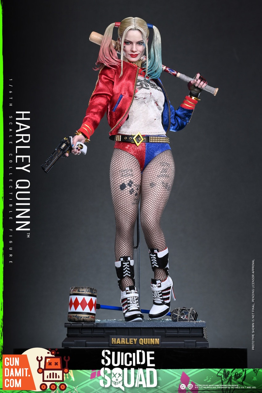 Hot Toys MMS841 Suicide Squad Harley Quinn Gel Hair view 6 Hot Toys MMS841 Suicide Squad Harley Quinn Gel Hair view 6