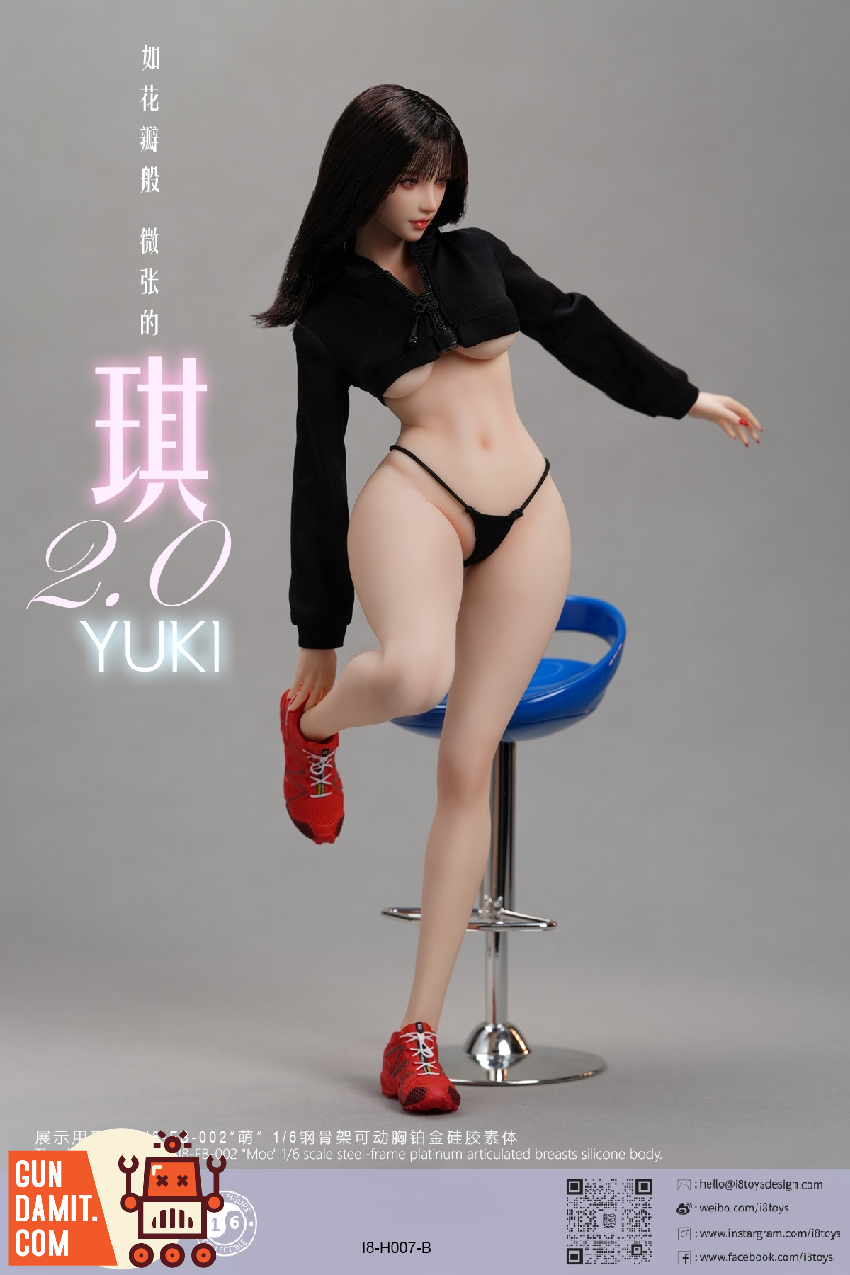 I8TOYS I8-H007A-B Yuki 2.0 Head Sculpt Style B view 6 I8TOYS I8-H007A-B Yuki 2.0 Head Sculpt Style B view 6
