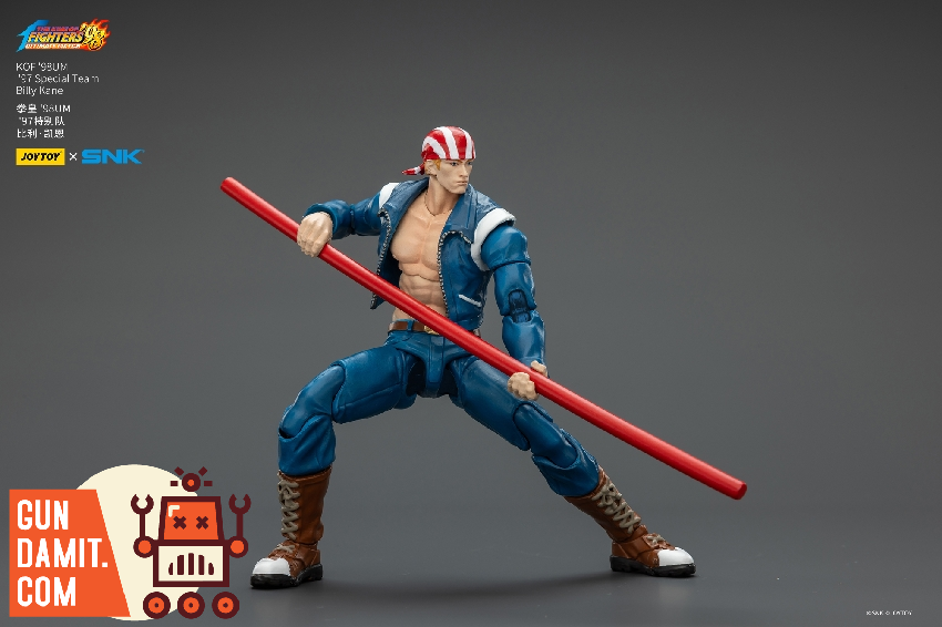 JoyToy JT02618 1/18 KOF 98UM Billy Kane Action Figure view 15 JoyToy JT02618 1/18 KOF 98UM Billy Kane Action Figure view 15