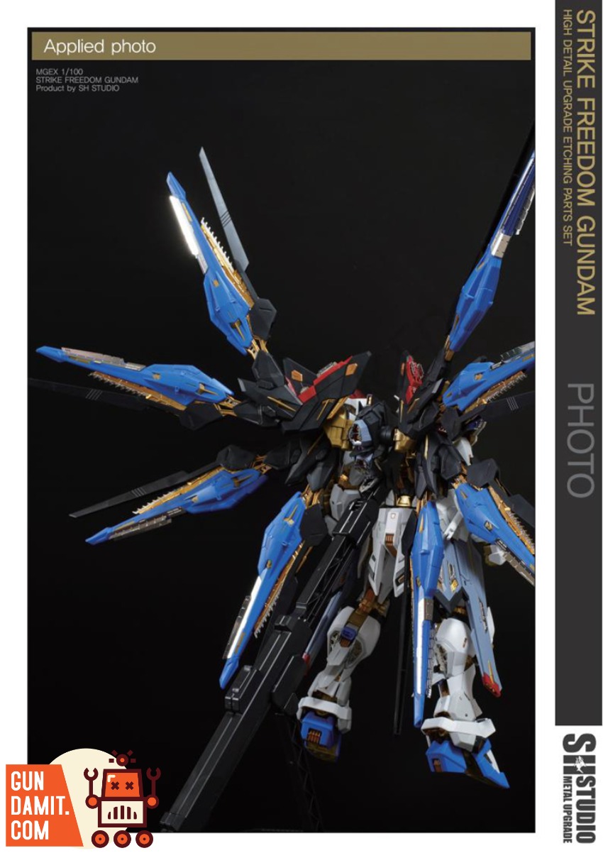 SH Studio MGEX Strike Freedom Gundam Etching Parts view 9 SH Studio MGEX Strike Freedom Gundam Etching Parts view 9