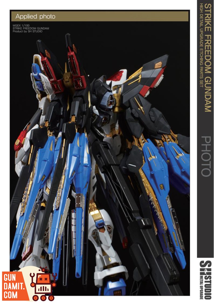 SH Studio MGEX Strike Freedom Gundam Etching Parts view 7 SH Studio MGEX Strike Freedom Gundam Etching Parts view 7