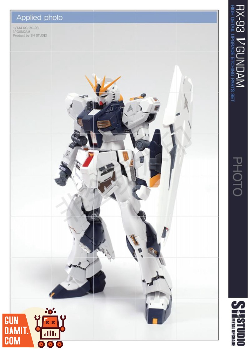 SH Studio RG RX-93 Nu Gundam Etching Sheet view 16 SH Studio RG RX-93 Nu Gundam Etching Sheet view 16