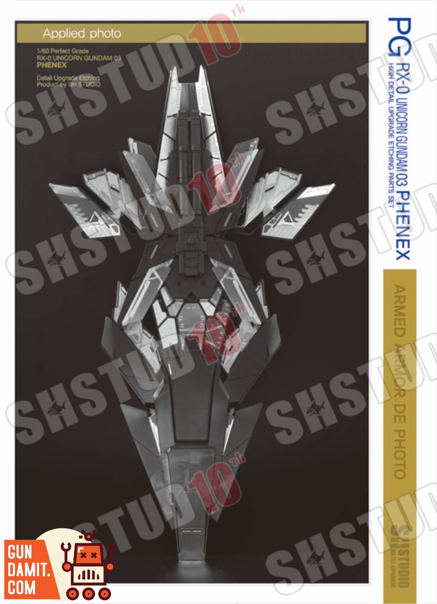 SH Studio PG RX-0 Phoenix Unicorn Gundam 03 Etching Sheet view 21 SH Studio PG RX-0 Phoenix Unicorn Gundam 03 Etching Sheet view 21