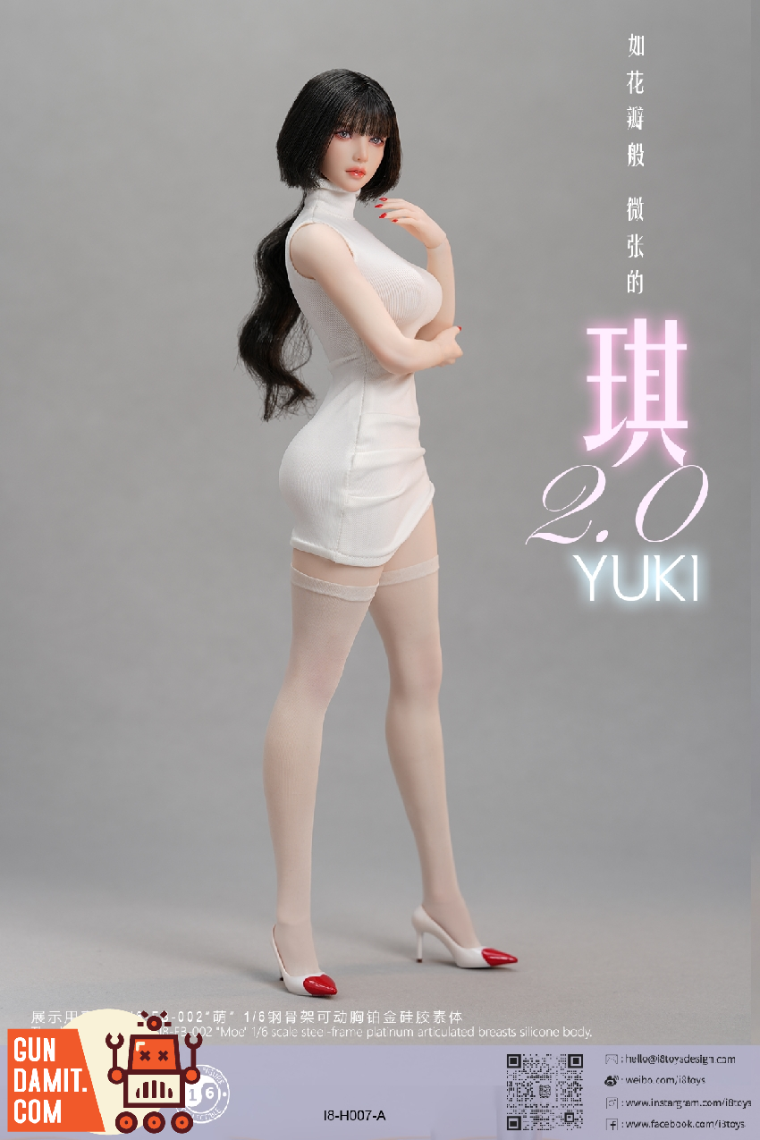I8TOYS I8-H007A-A Yuki 2.0 Head Sculpt Style A view 4 I8TOYS I8-H007A-A Yuki 2.0 Head Sculpt Style A view 4