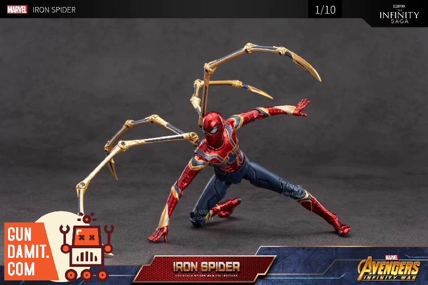 ZT Toys Iron Spider 2.0 Avengers Infinity War view 4 ZT Toys Iron Spider 2.0 Avengers Infinity War view 4