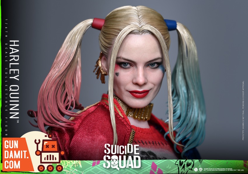 Hot Toys MMS841 Suicide Squad Harley Quinn Gel Hair view 5 Hot Toys MMS841 Suicide Squad Harley Quinn Gel Hair view 5