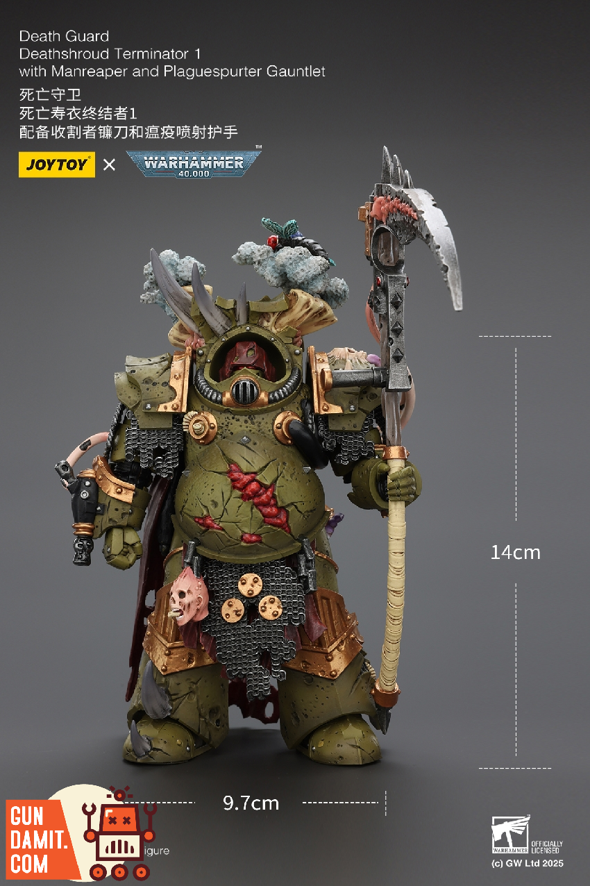 JoyToy JT02588 WH40K Death Guard Deathshroud Terminator 1 view 20 JoyToy JT02588 WH40K Death Guard Deathshroud Terminator 1 view 20