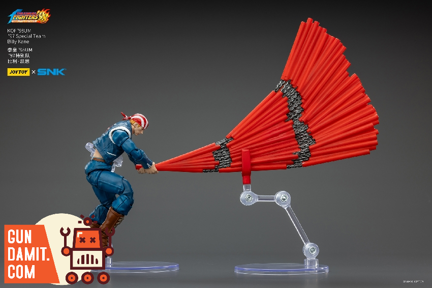 JoyToy JT02618 1/18 KOF 98UM Billy Kane Action Figure view 16 JoyToy JT02618 1/18 KOF 98UM Billy Kane Action Figure view 16