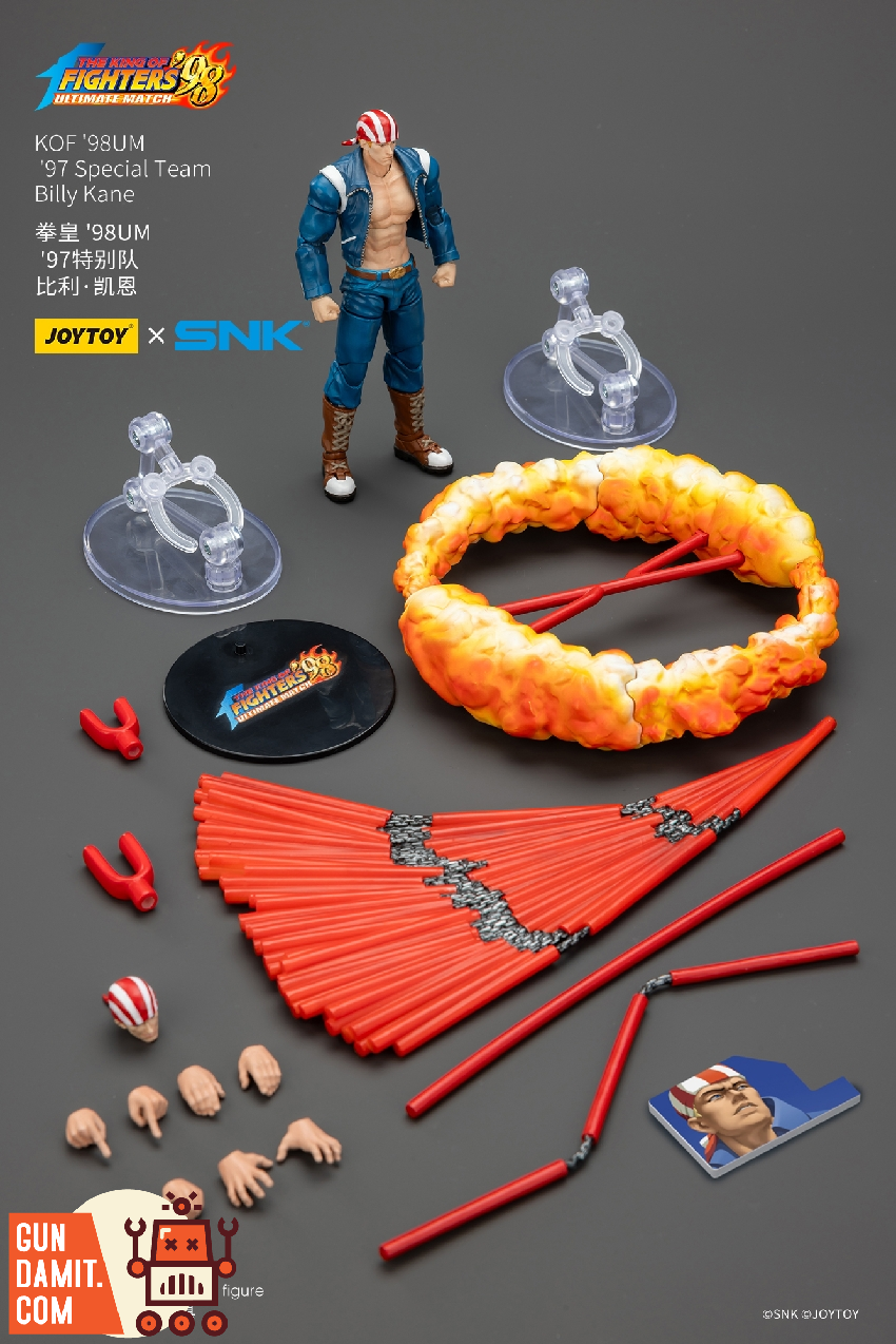 JoyToy JT02618 1/18 KOF 98UM Billy Kane Action Figure view 22 JoyToy JT02618 1/18 KOF 98UM Billy Kane Action Figure view 22
