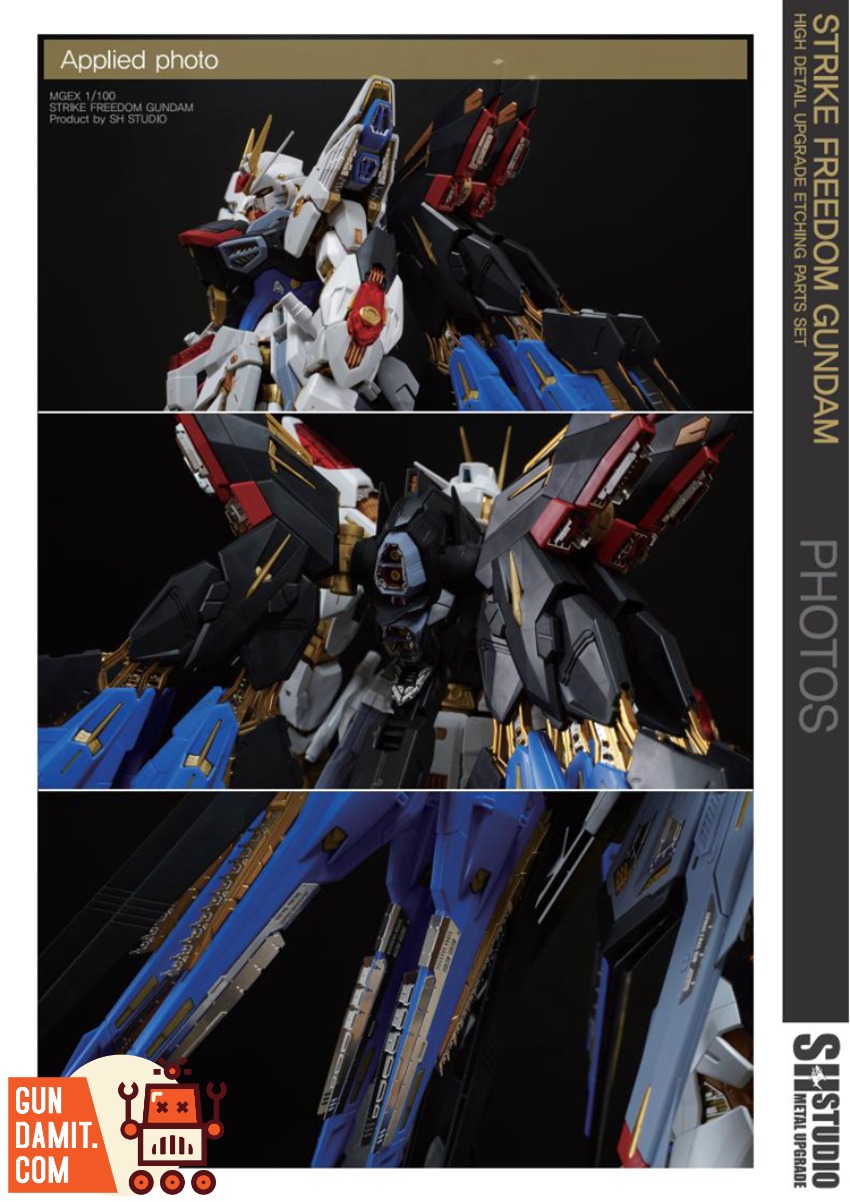 SH Studio MGEX Strike Freedom Gundam Etching Parts view 19 SH Studio MGEX Strike Freedom Gundam Etching Parts view 19