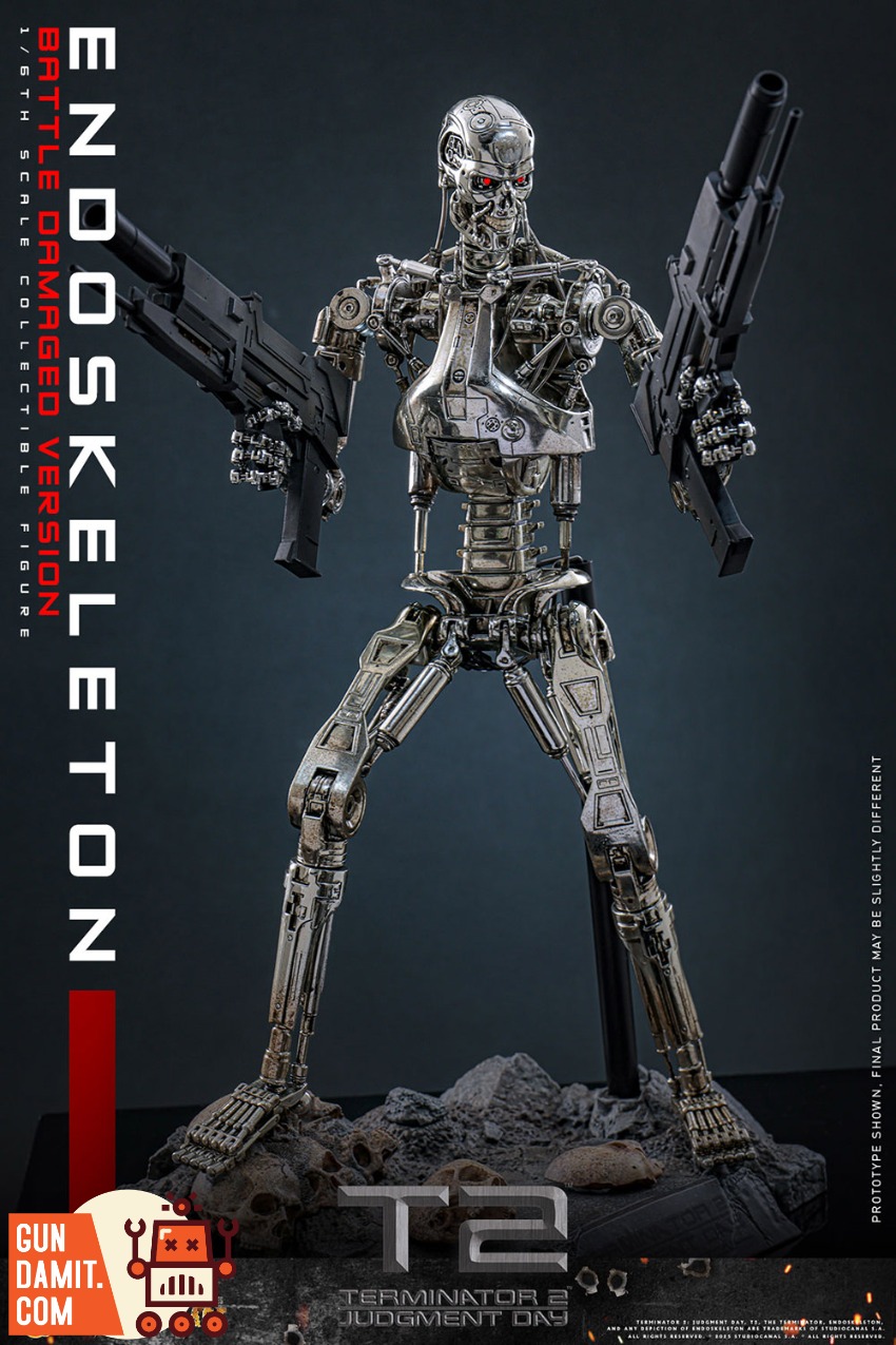 Hot Toys MMS840D77 T-800 Endoskeleton Battle Damaged view 6 Hot Toys MMS840D77 T-800 Endoskeleton Battle Damaged view 6