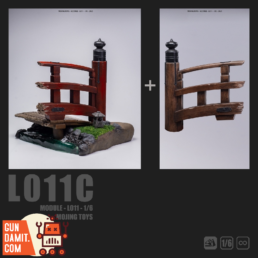 Mojing Toys 1/6 L011C Cuiying Broken Bridge Diorama Base view 3 Mojing Toys 1/6 L011C Cuiying Broken Bridge Diorama Base view 3