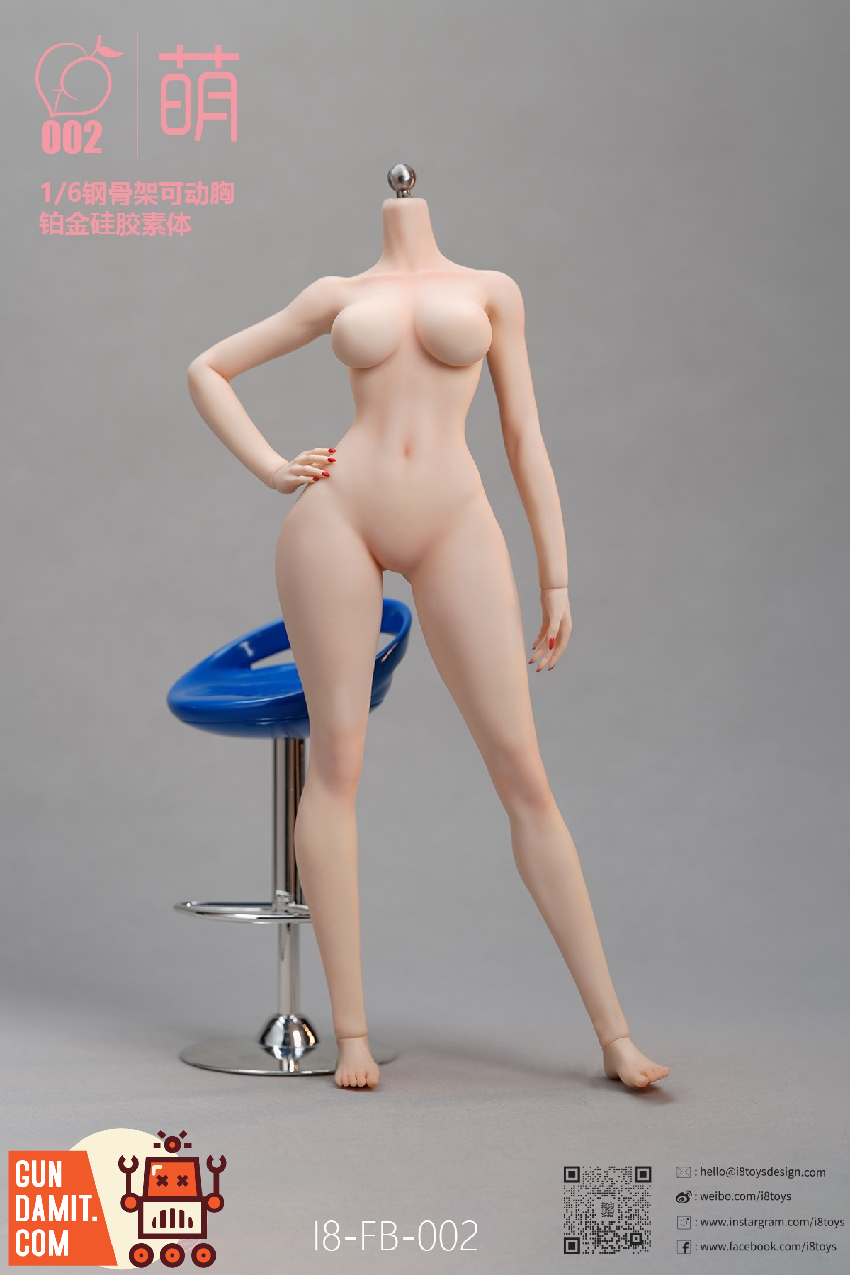 I8TOYS I8-FB-002-A Platinum Silicone Female Body 1/6 view 7 I8TOYS I8-FB-002-A Platinum Silicone Female Body 1/6 view 7