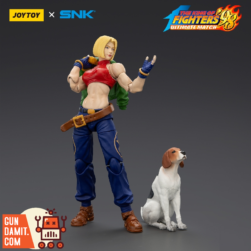 JoyToy JT02625 1/18 KOF 98UM Blue Mary Action Figure view 3 JoyToy JT02625 1/18 KOF 98UM Blue Mary Action Figure view 3