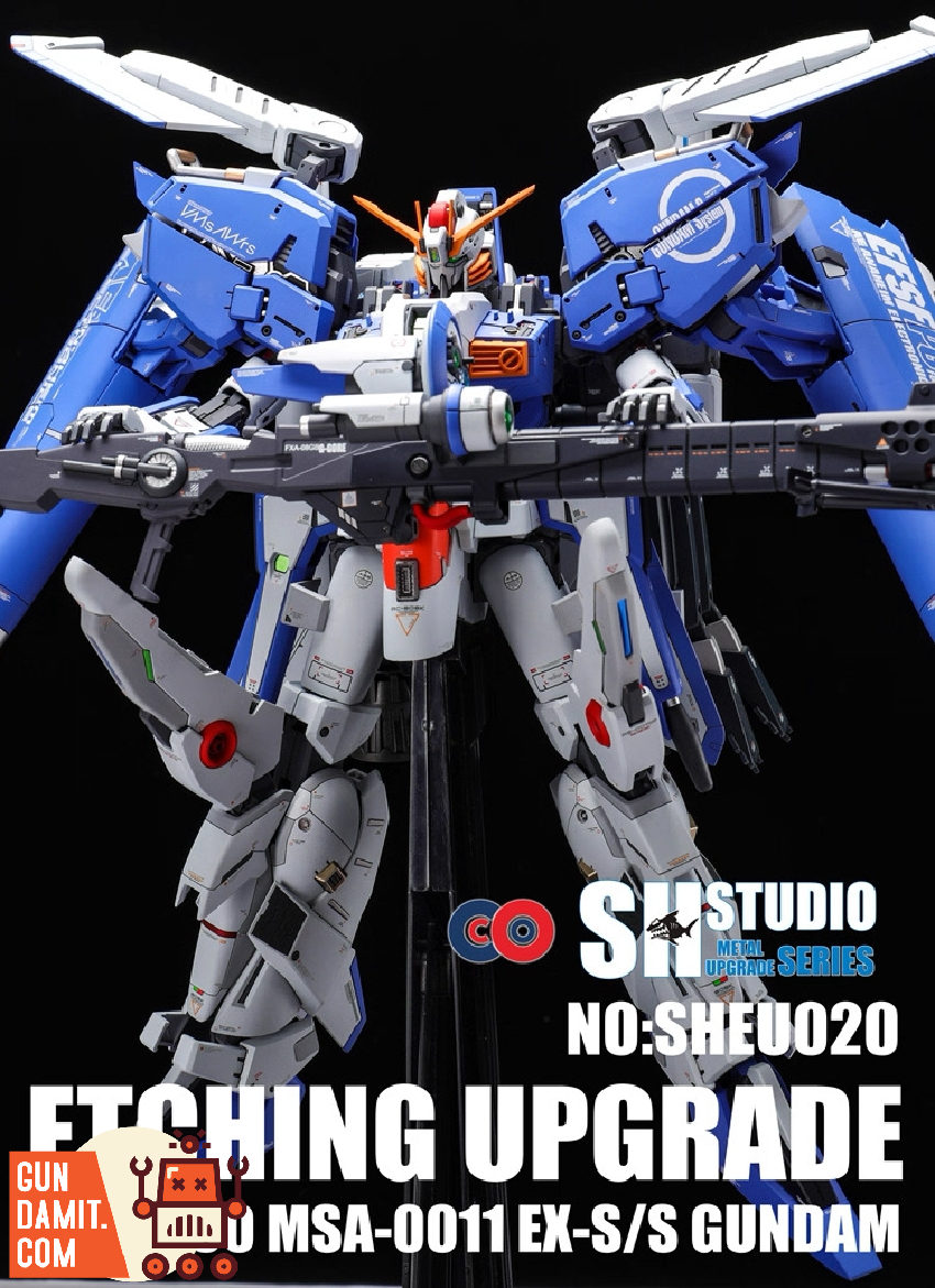 SH Studio MG MSA-0011 EX-S Gundam Etching Parts view 2 SH Studio MG MSA-0011 EX-S Gundam Etching Parts view 2