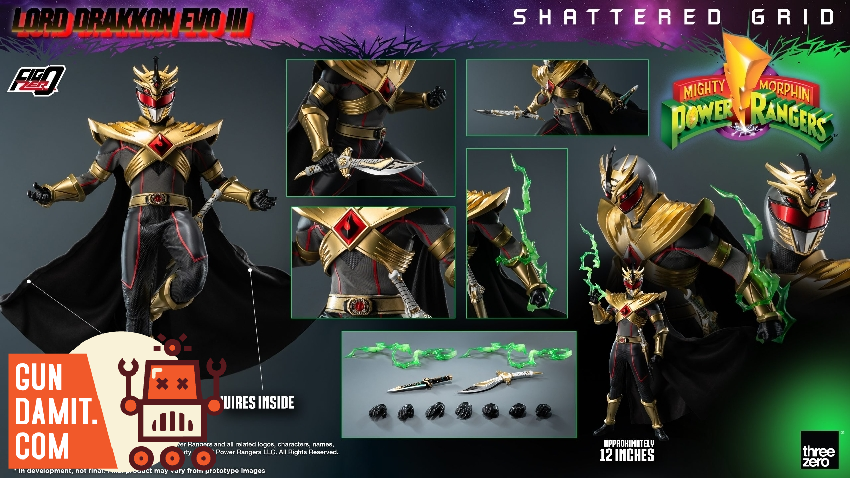 Threezero 3Z1026 Power Rangers Lord Drakkon Evo III view 4 Threezero 3Z1026 Power Rangers Lord Drakkon Evo III view 4