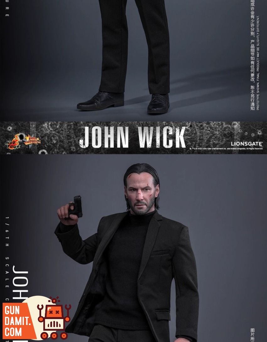 Hot Toys 1/6 MMS832 John Wick Gel Version view 14 Hot Toys 1/6 MMS832 John Wick Gel Version view 14