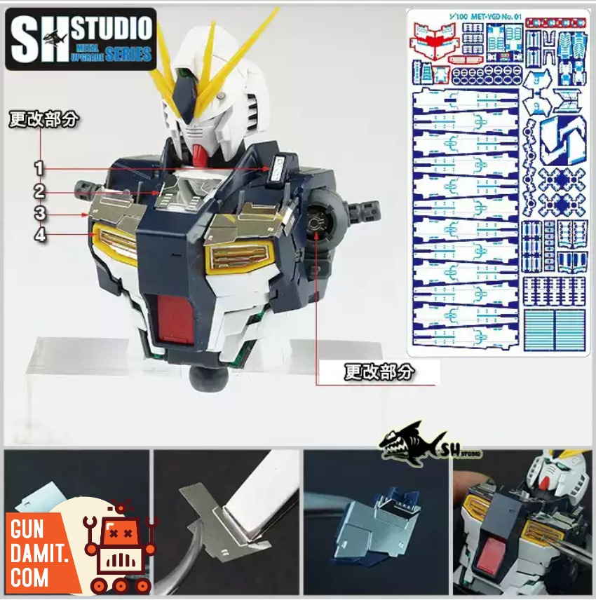 SH Studio MG RX-93 Nu Gundam Ver.Ka Etching Parts view 7 SH Studio MG RX-93 Nu Gundam Ver.Ka Etching Parts view 7