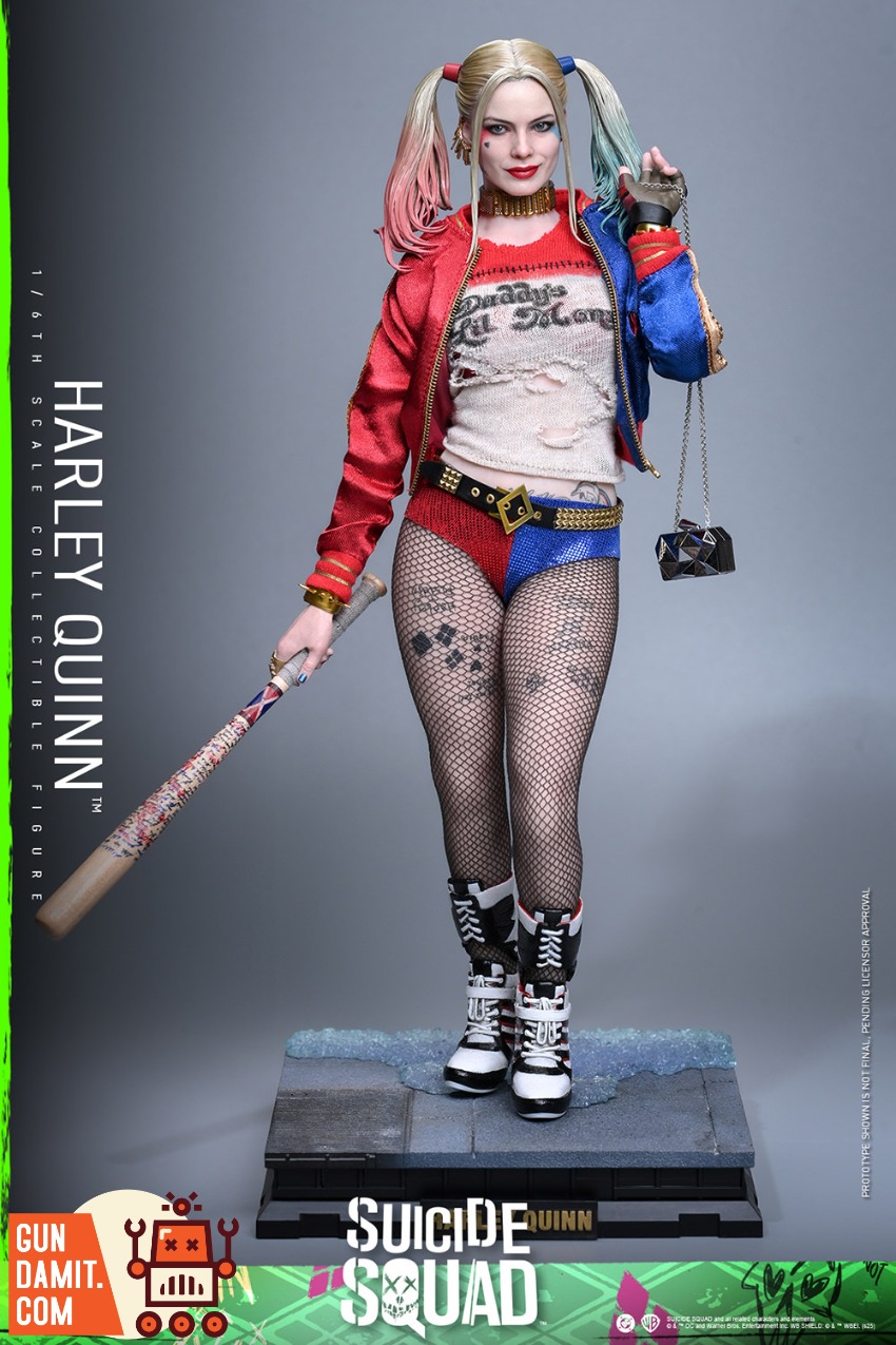 Hot Toys MMS841 Suicide Squad Harley Quinn Gel Hair view 14 Hot Toys MMS841 Suicide Squad Harley Quinn Gel Hair view 14