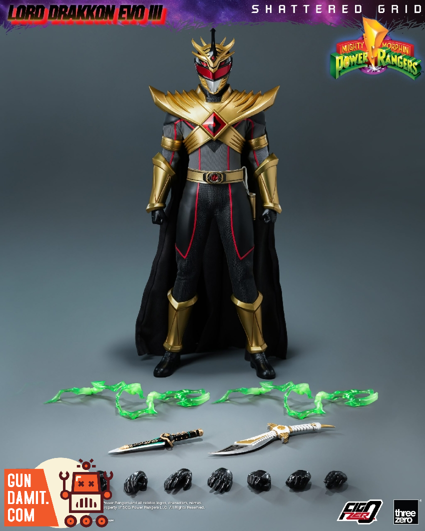 Threezero 3Z1026 Power Rangers Lord Drakkon Evo III view 8 Threezero 3Z1026 Power Rangers Lord Drakkon Evo III view 8