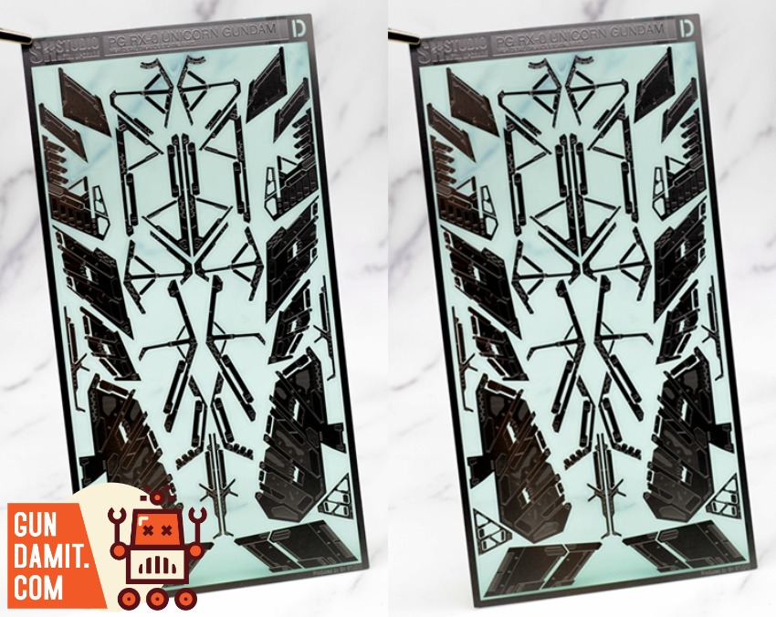 SH Studio PG RX-0 Phoenix Unicorn Gundam 03 Etching Sheet view 3 SH Studio PG RX-0 Phoenix Unicorn Gundam 03 Etching Sheet view 3