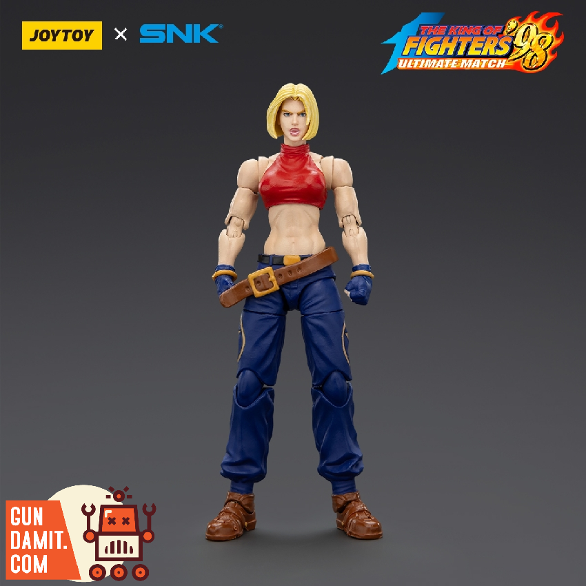 JoyToy JT02625 1/18 KOF 98UM Blue Mary Action Figure view 1 JoyToy JT02625 1/18 KOF 98UM Blue Mary Action Figure view 1