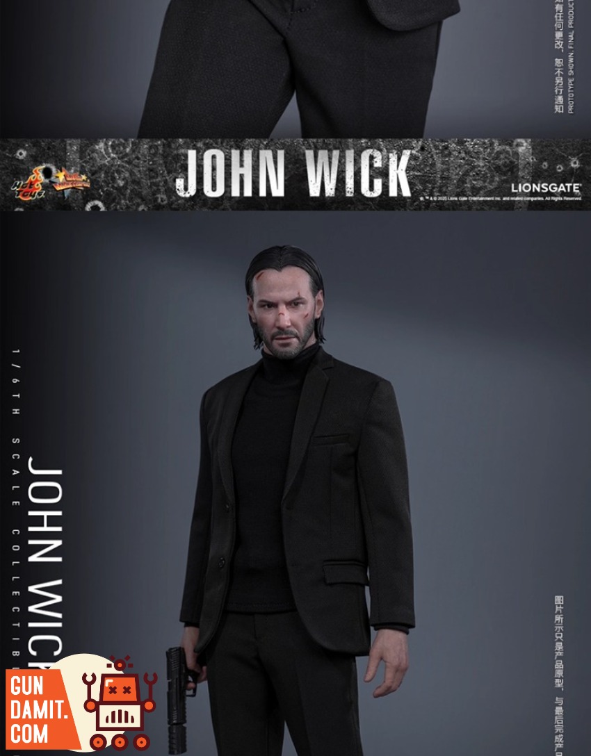 Hot Toys 1/6 MMS832 John Wick Gel Version view 13 Hot Toys 1/6 MMS832 John Wick Gel Version view 13