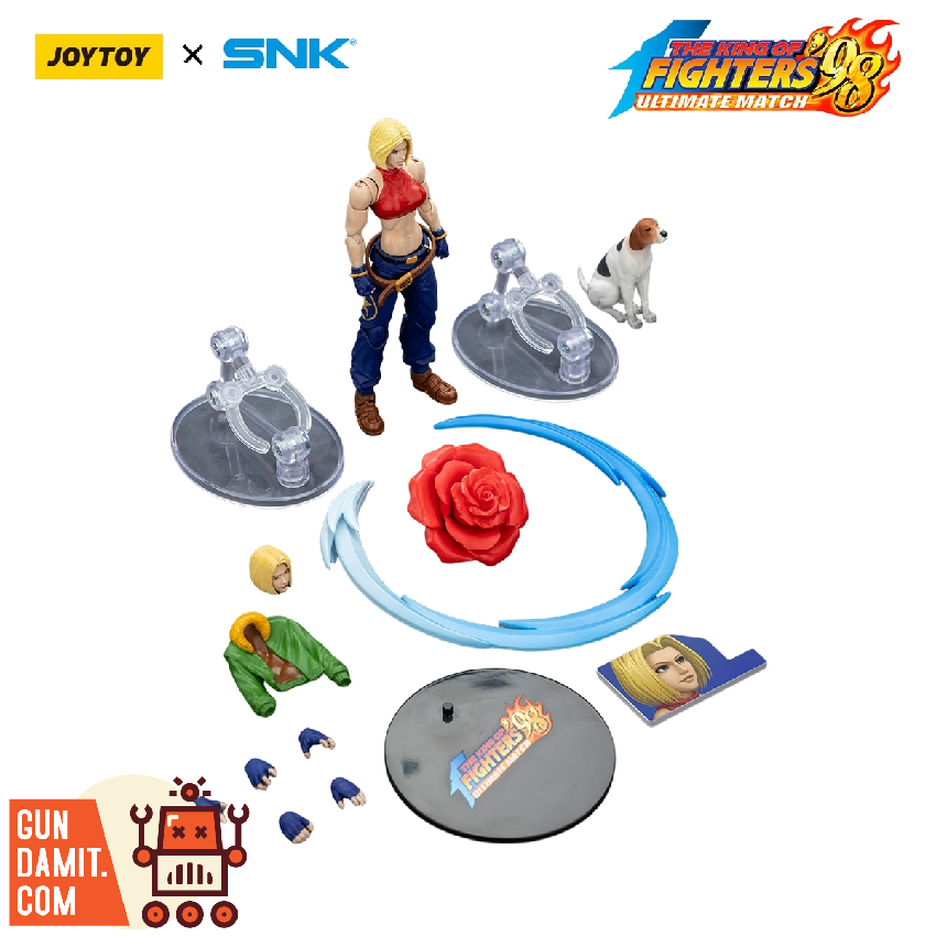 JoyToy JT02625 1/18 KOF 98UM Blue Mary Action Figure view 10 JoyToy JT02625 1/18 KOF 98UM Blue Mary Action Figure view 10