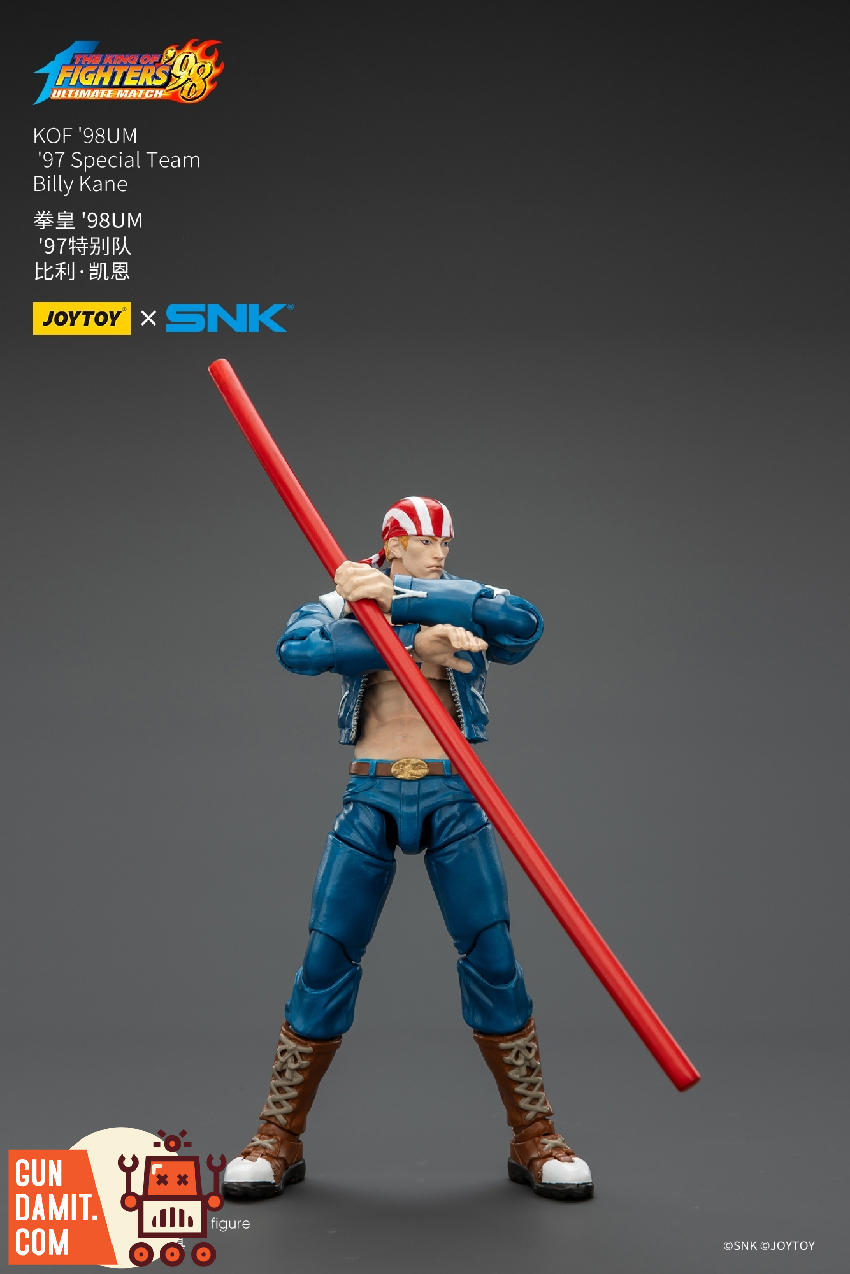 JoyToy JT02618 1/18 KOF 98UM Billy Kane Action Figure view 17 JoyToy JT02618 1/18 KOF 98UM Billy Kane Action Figure view 17