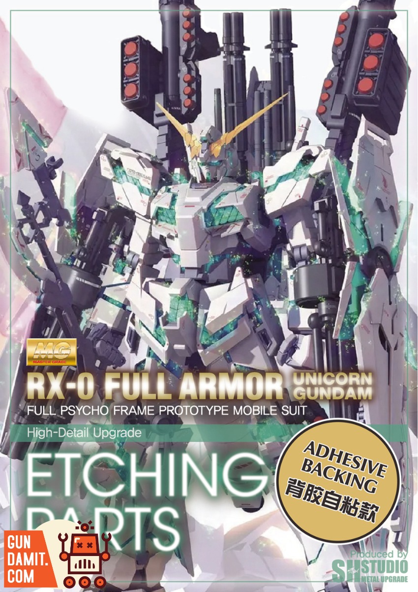 SH Studio MG Full Armor Unicorn Gundam Etching Sheet view 7 SH Studio MG Full Armor Unicorn Gundam Etching Sheet view 7