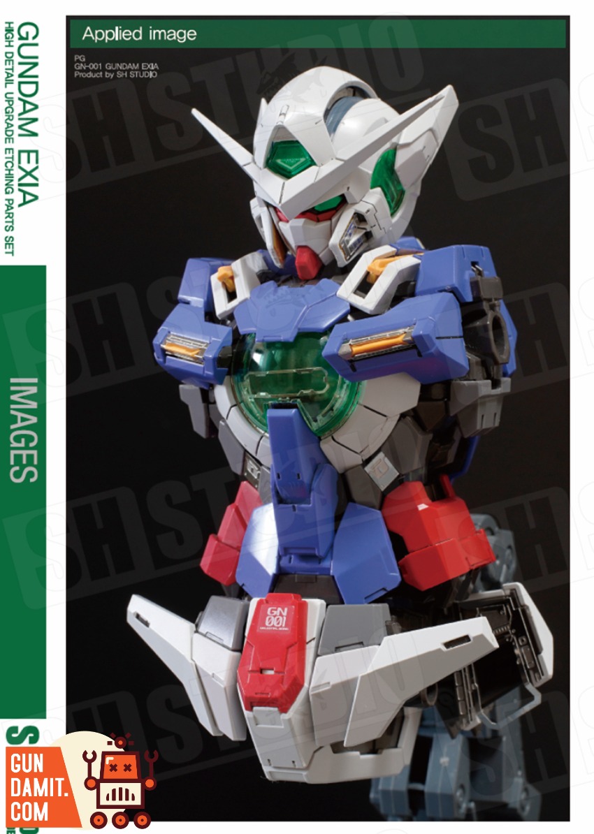 SH Studio PG GN-001 Exia Gundam Metal Etching Sheet view 6 SH Studio PG GN-001 Exia Gundam Metal Etching Sheet view 6