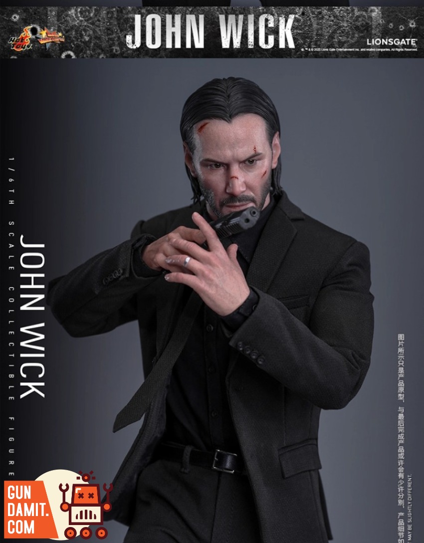 Hot Toys 1/6 MMS832 John Wick Gel Version view 12 Hot Toys 1/6 MMS832 John Wick Gel Version view 12