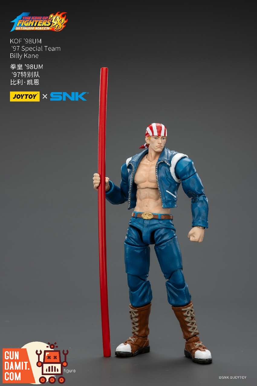 JoyToy JT02618 1/18 KOF 98UM Billy Kane Action Figure view 18 JoyToy JT02618 1/18 KOF 98UM Billy Kane Action Figure view 18