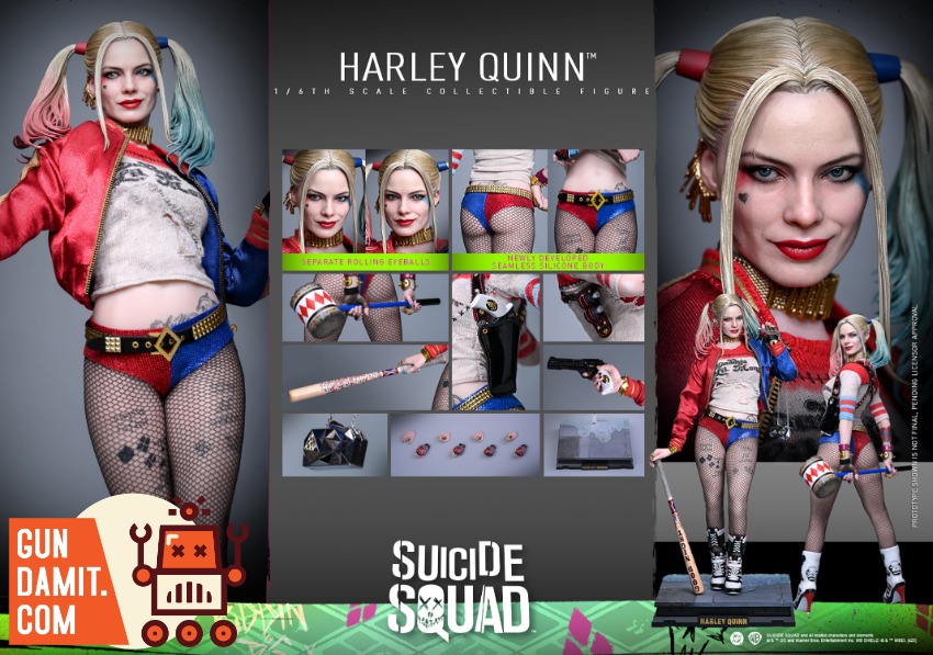 Hot Toys MMS841 Suicide Squad Harley Quinn Gel Hair view 22 Hot Toys MMS841 Suicide Squad Harley Quinn Gel Hair view 22