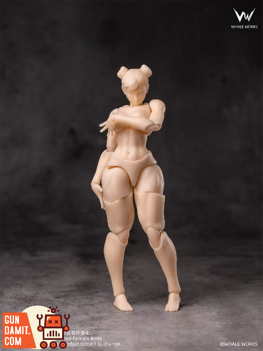 Whale Works WW01-A Female Figure Aria White Skin view 4 Whale Works WW01-A Female Figure Aria White Skin view 4