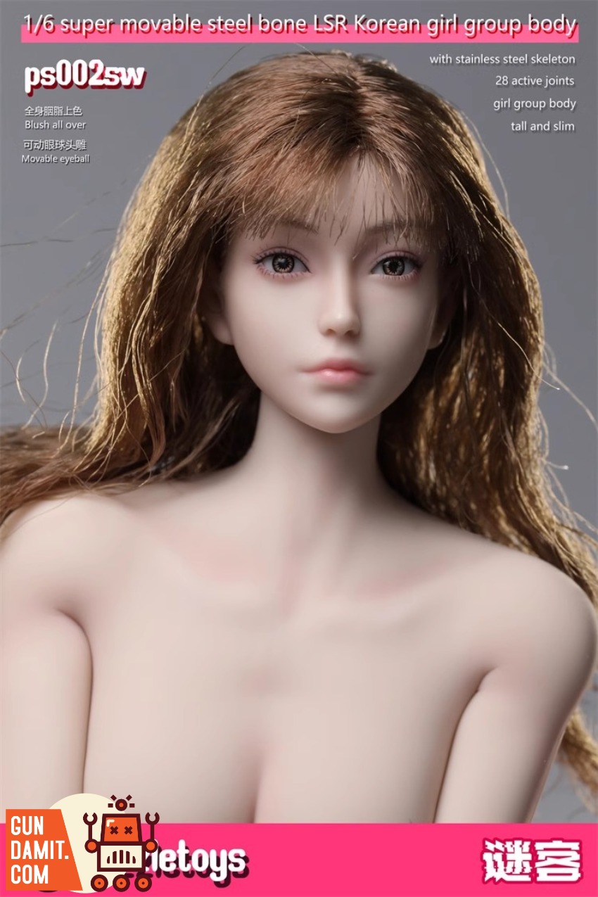 Puzzle Toys 1/6 PS002SW Seamless Female Body Wheat Skin view 6 Puzzle Toys 1/6 PS002SW Seamless Female Body Wheat Skin view 6