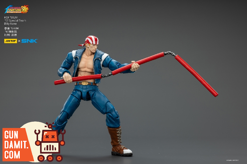 JoyToy JT02618 1/18 KOF 98UM Billy Kane Action Figure view 14 JoyToy JT02618 1/18 KOF 98UM Billy Kane Action Figure view 14