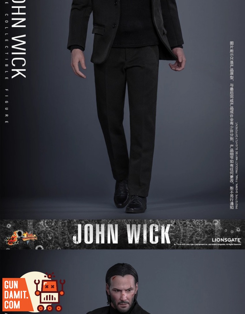 Hot Toys 1/6 MMS832 John Wick Gel Version view 16 Hot Toys 1/6 MMS832 John Wick Gel Version view 16