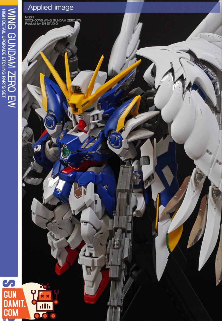 SH Studio MGSD Wing Gundam Zero EW Feather Etching view 13 SH Studio MGSD Wing Gundam Zero EW Feather Etching view 13