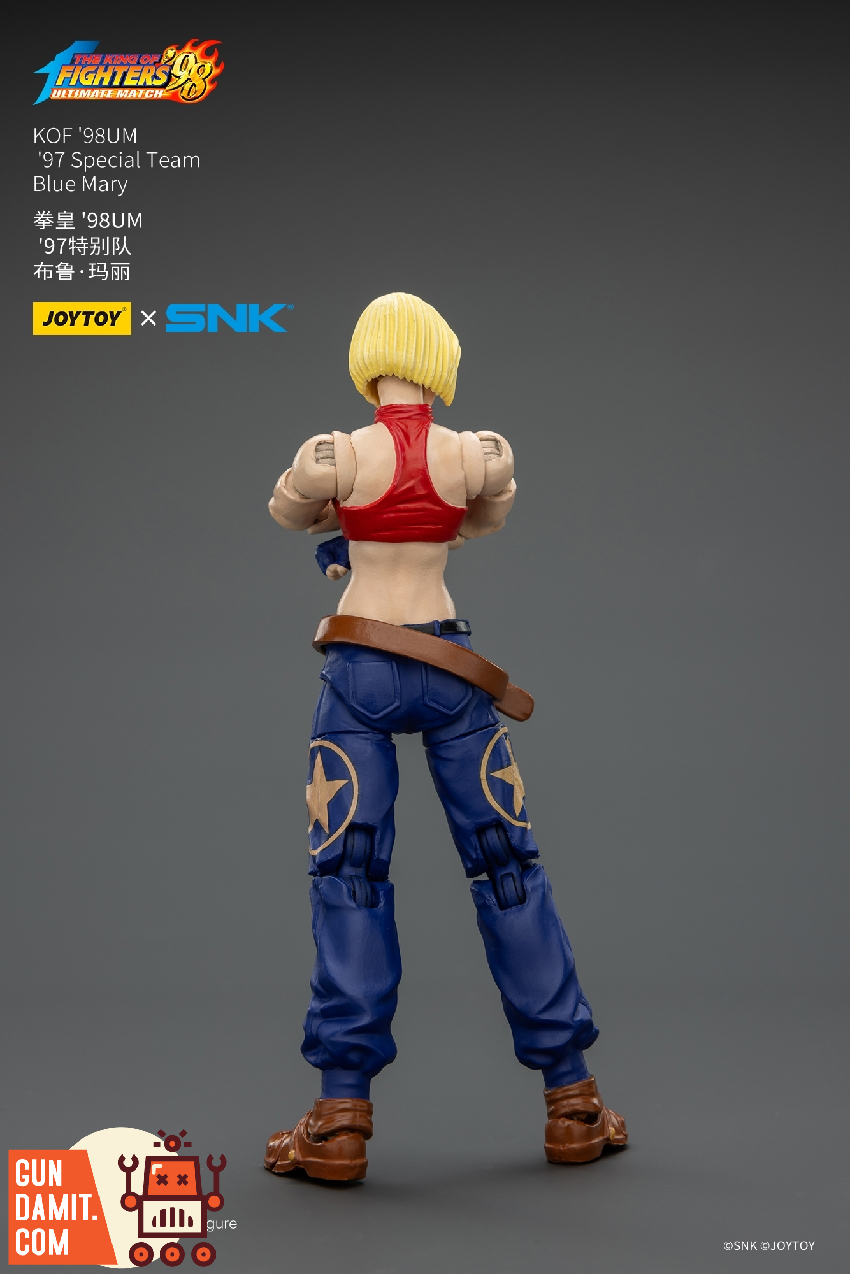 JoyToy JT02625 1/18 KOF 98UM Blue Mary Action Figure view 23 JoyToy JT02625 1/18 KOF 98UM Blue Mary Action Figure view 23