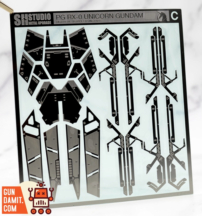 SH Studio PG Unicorn Gundam Etching Sheet view 6 SH Studio PG Unicorn Gundam Etching Sheet view 6
