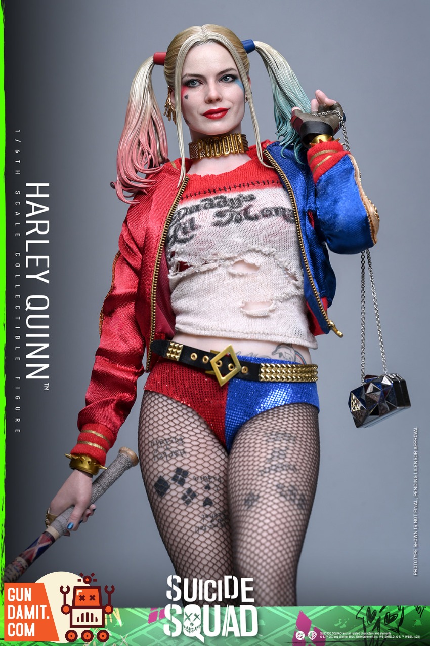 Hot Toys MMS841 Suicide Squad Harley Quinn Gel Hair view 4 Hot Toys MMS841 Suicide Squad Harley Quinn Gel Hair view 4
