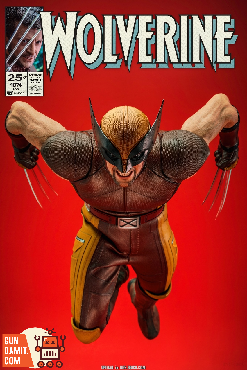 Hot Toys MMS831 Wolverine Classic Brown Suit 1/6 Figure view 37 Hot Toys MMS831 Wolverine Classic Brown Suit 1/6 Figure view 37