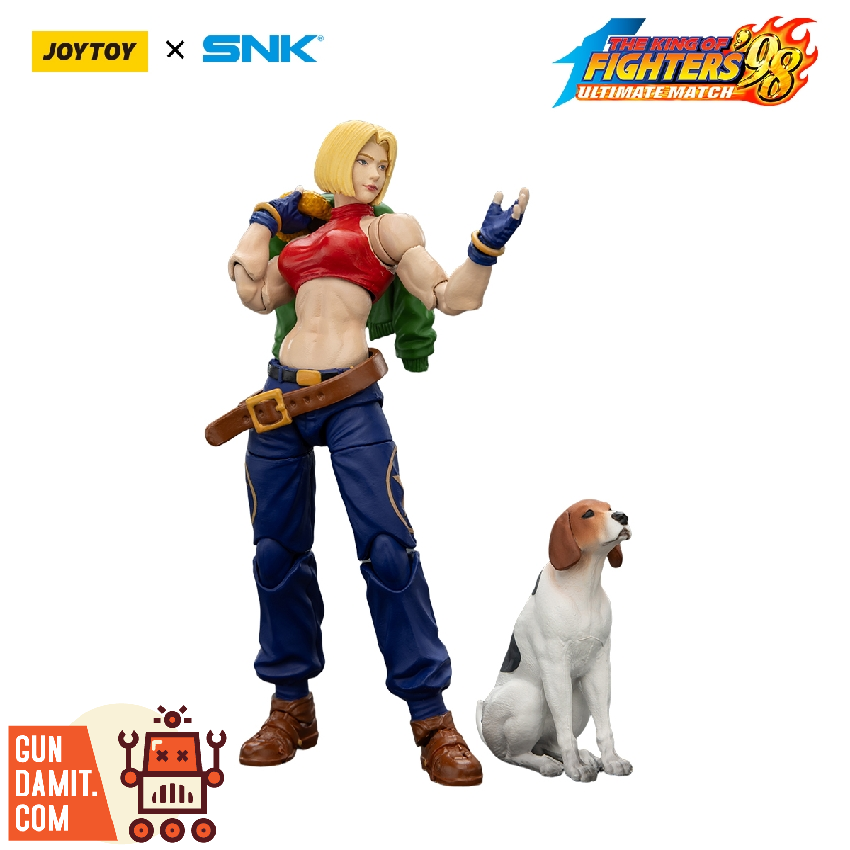 JoyToy JT02625 1/18 KOF 98UM Blue Mary Action Figure view 8 JoyToy JT02625 1/18 KOF 98UM Blue Mary Action Figure view 8