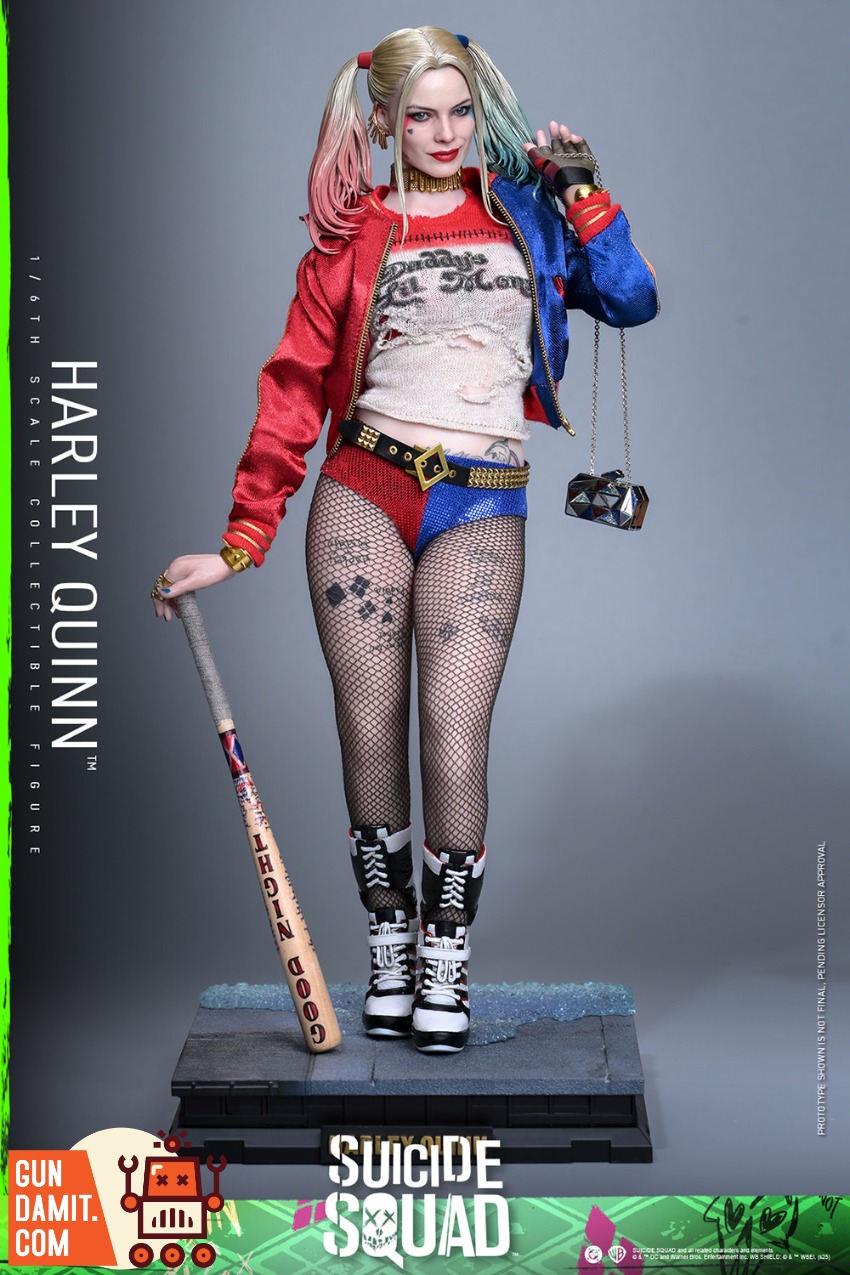 Hot Toys MMS841 Suicide Squad Harley Quinn Gel Hair view 13 Hot Toys MMS841 Suicide Squad Harley Quinn Gel Hair view 13