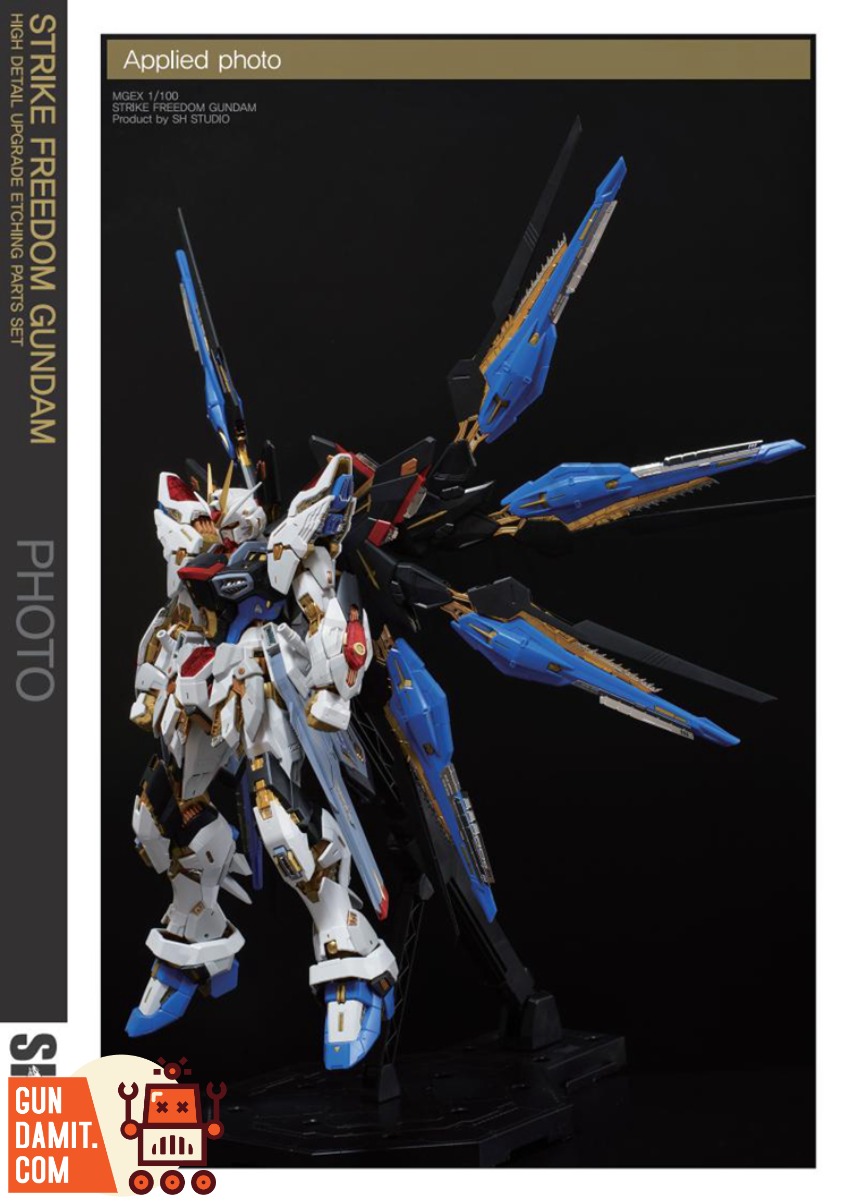 SH Studio MGEX Strike Freedom Gundam Etching Parts view 8 SH Studio MGEX Strike Freedom Gundam Etching Parts view 8