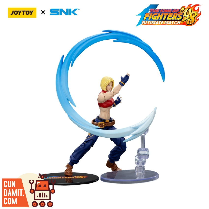 JoyToy JT02625 1/18 KOF 98UM Blue Mary Action Figure view 9 JoyToy JT02625 1/18 KOF 98UM Blue Mary Action Figure view 9