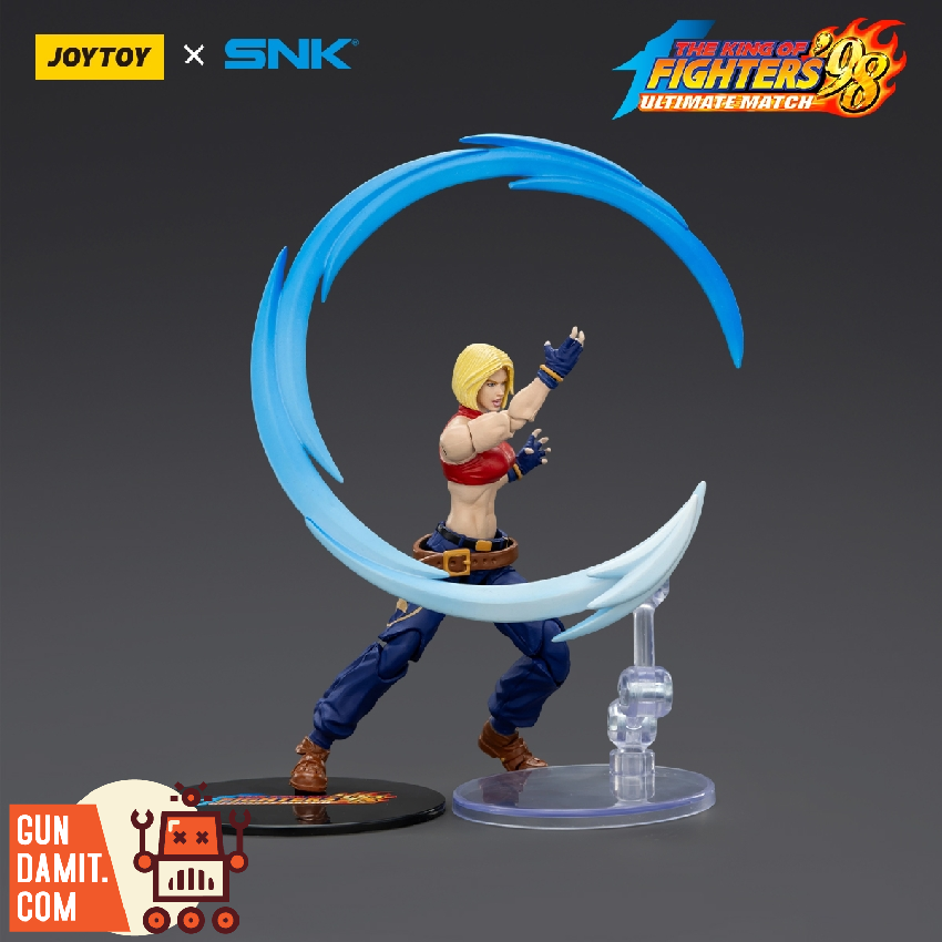 JoyToy JT02625 1/18 KOF 98UM Blue Mary Action Figure view 4 JoyToy JT02625 1/18 KOF 98UM Blue Mary Action Figure view 4