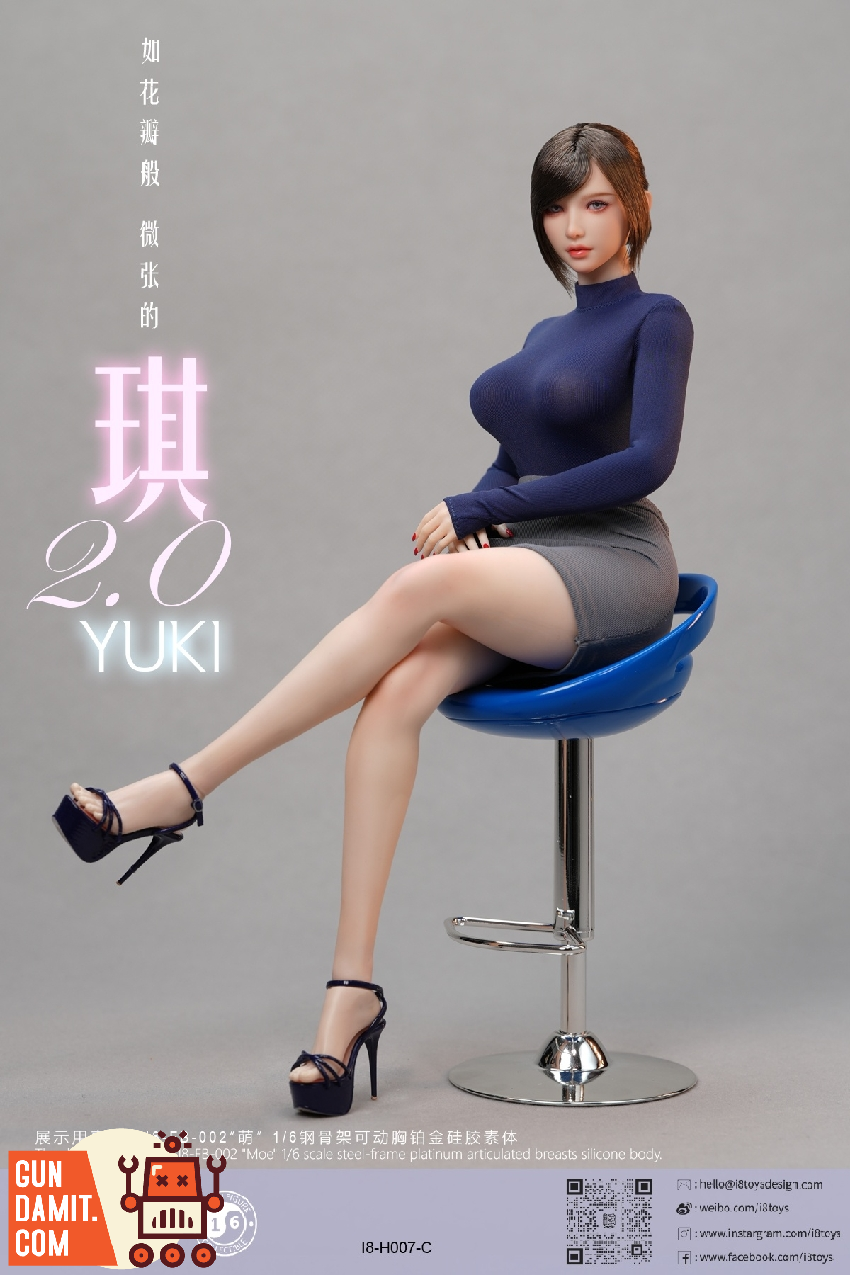 I8TOYS I8-H007A-C Yuki 2.0 Head Sculpt Style C view 4 I8TOYS I8-H007A-C Yuki 2.0 Head Sculpt Style C view 4