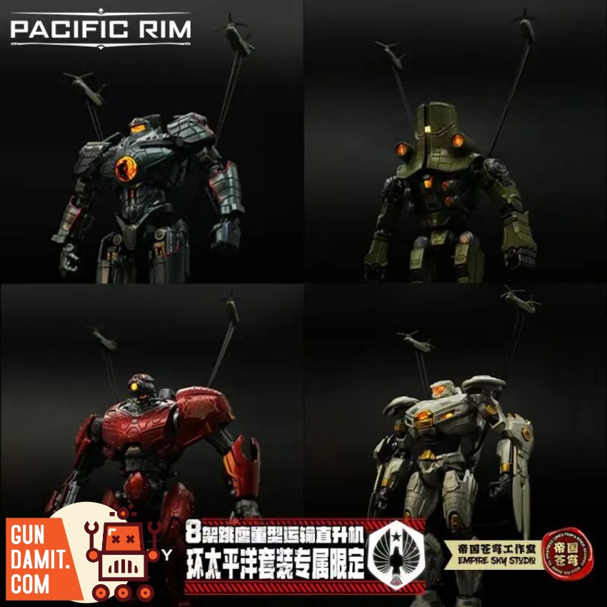 Empire Sky Studio Pacific Rim Model Kit Set view 1 Empire Sky Studio Pacific Rim Model Kit Set view 1